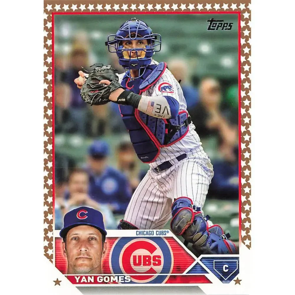 2023 Topps Gold Star Gold Star Yan Gomes #569 Chicago Cubs